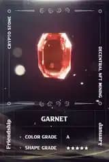 Garnet digital mineral card
