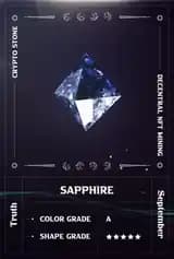 Sapphire digital mineral card